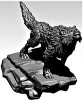 Winter Wolf Howling  | 3D