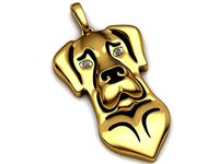 Great Dane Charm Pendant | 3D