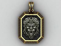 Lion Pendant | 3D