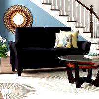 Goldnilla Flared Arm Loveseat Movie Long Chair