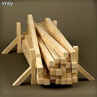 Stack wood materials 03