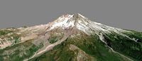 Mount Rainier 3d model