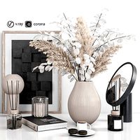 decorative set with bouquet 11