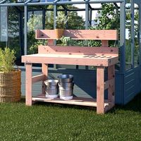 Thayer Cedar Potting Bench Long Chair