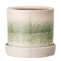 Flower Stoneware Pot Planter