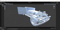 3D Vehicle Model - Old Rolls Royce Car