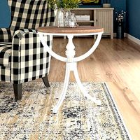 Gemma Pedestal End Side Table