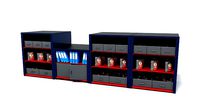 Counter magasin industrial