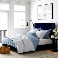 Rotterdam Upholstered Platform Bed - 4 Colour