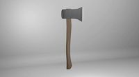 Low-poly Axe for Game