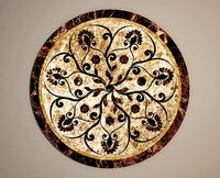 Flooring design Medallion 3d and vector file