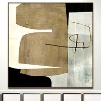 Plaster two square photo frames 10