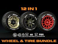 Wheel Tire Off Road - Bundle