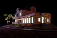 Cafe building