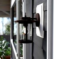 Sandin Seeded Glass Outdoor Sconce - 2 Colour