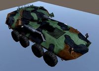 LAV-25 very low-poly 3D model