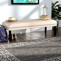 Bobby Upholstered Bench - 2 Colour