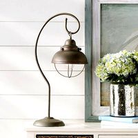 Wellfleet Mediaval Copper Arched Table Lamp Light