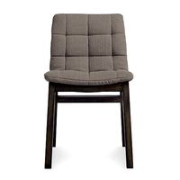 Wicket Tufted Upholstered Side Chair in Brown