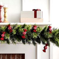 Red Swirled Holiday Shaped Ornament