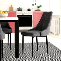 Arwood Fabric Side Chair in Grey