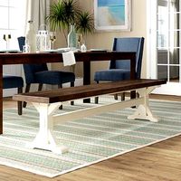 Bulah Wood Mediaval Bench Long Chair