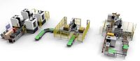 Large manipulator layout equipment line