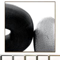 Plaster two square photo frames 30