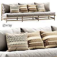 Rock the Kasbah Three-seater Sofa - vray version