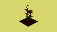 Lowpoly pixelart tomatoes