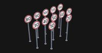 speed signs