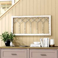 Distressed Window Panel Wall Decor