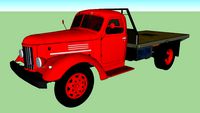 1946 INTERNATIONAL 3TON FLATBED TRUCK