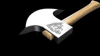 Axe Nordic One Hand Wotansknot Runic Weapon