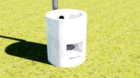 Handmade stove from bucket