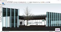 Sketchup Recreational Tourism building 121