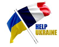 Flag France Ukraine Support