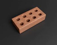 Red holey brick Lowpoly pack of bricks blocks low-poly