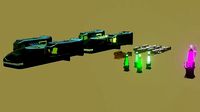 Space ships and alien stations