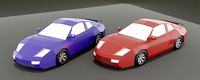 Low poly Porshe