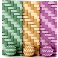 5 texture pack-Wooden mat or Wicker - seamless Textur