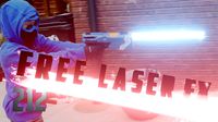 LASER and LIGHTSABER Asset Pack BLENDER RED VS BLUE