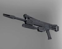 High-Energy Beam Rifle Strike Noir