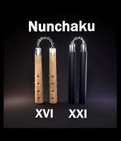 Pair of nunchaku from XVI and XXI centuries