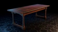 Medieval wooden table 2
