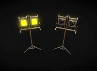 Tower Lights Low Poly FREE