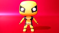 Deadpool funko pop 3d model