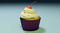 Cupcake 3D Model Free 3D model