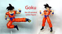 Goku  the 3D printed articulated action figure | 3D