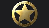 Security Officer Badge | 3D
